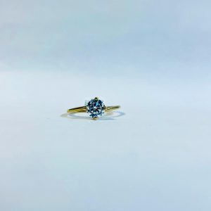 Claw Set Gold Ring